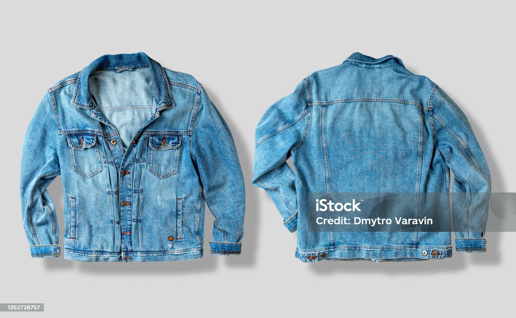 Jean jacket isolated on white
